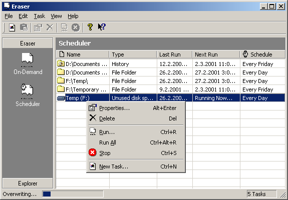 Eraser Screenshot